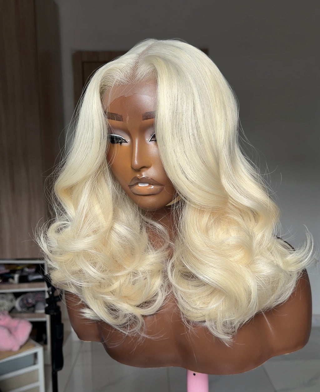 The Corporate Girly with illusion HD lace - Blonde