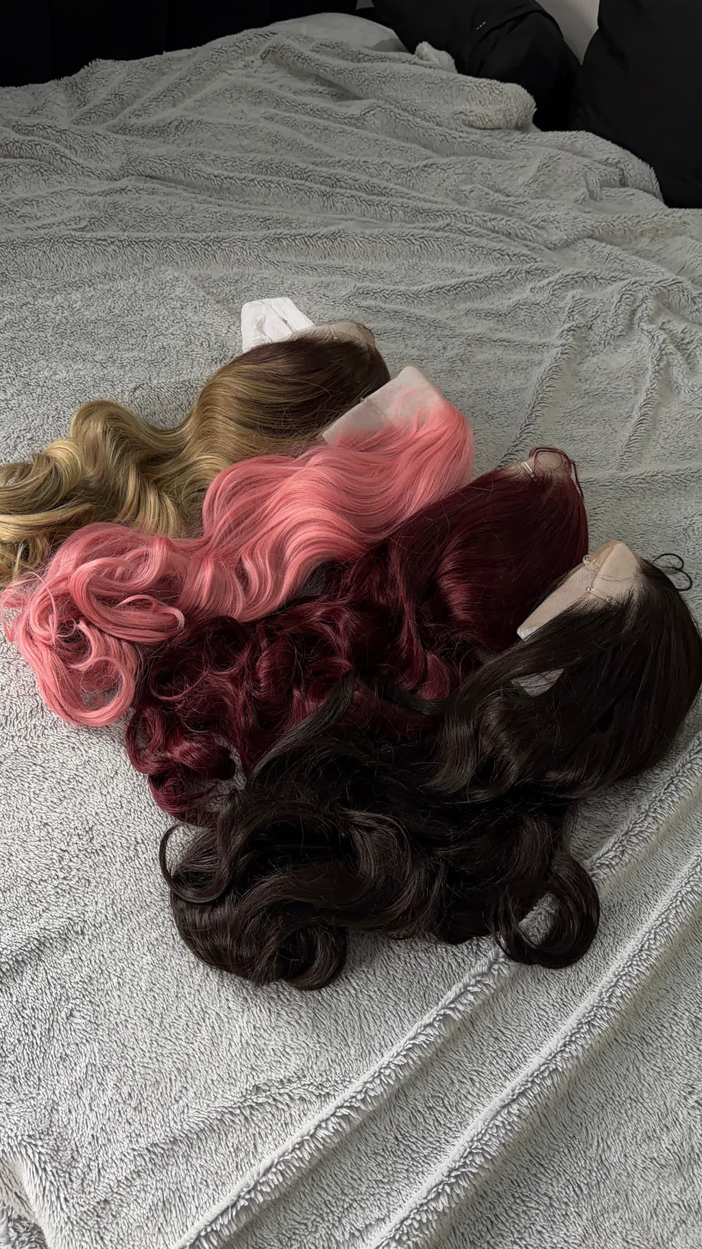 Lush curls Pink with illusion HD lace