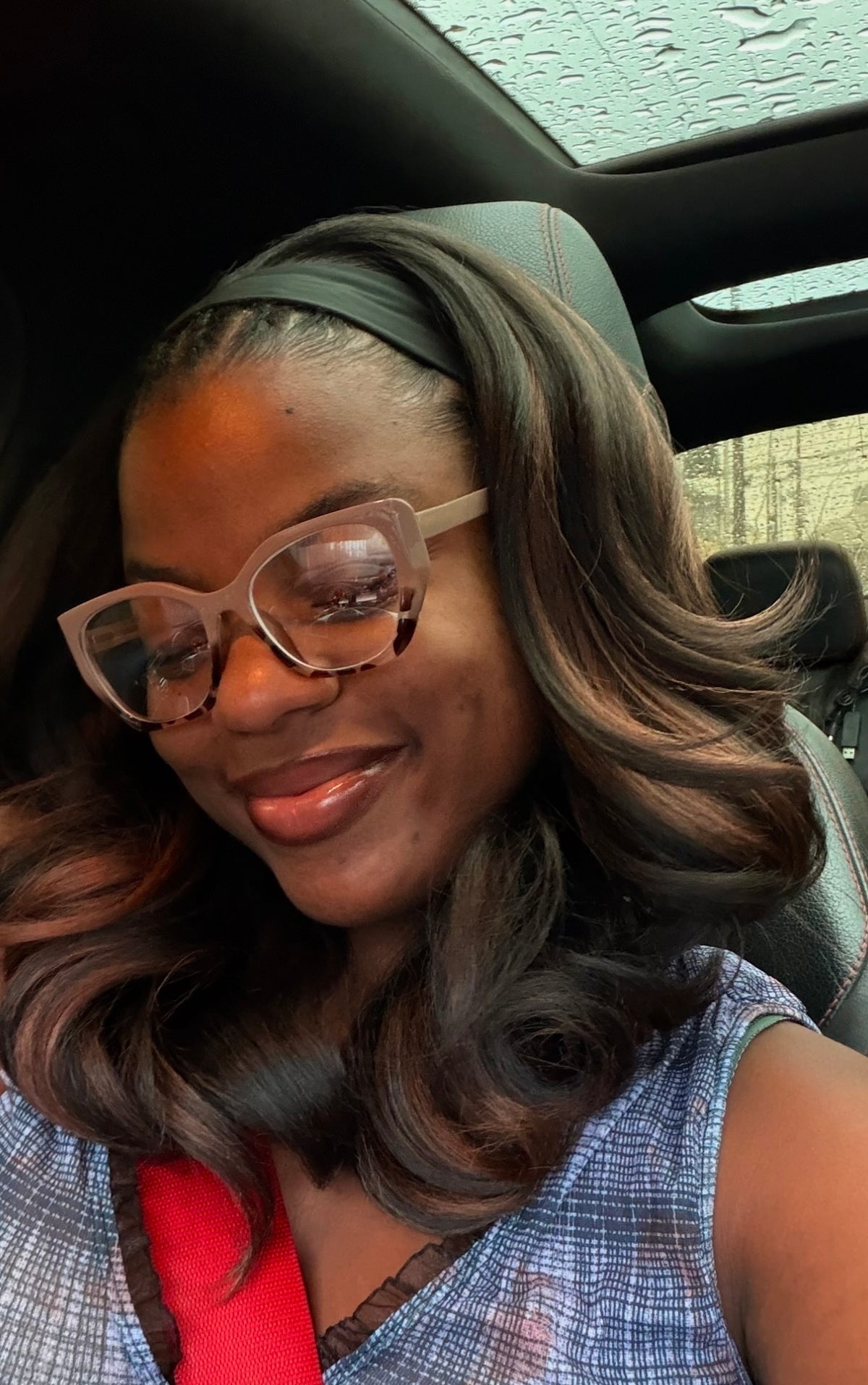 Yaki Flip Band Wig - Black Brown Highlight