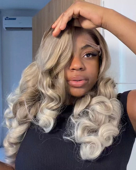Wig Blondie with HD illusion lace