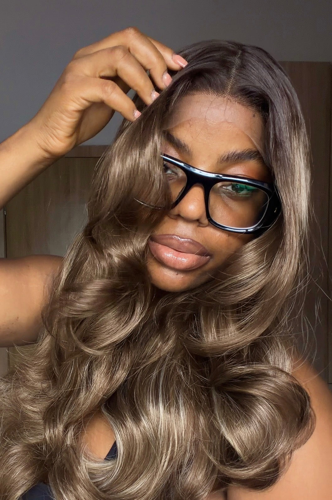 Wig Mimi with illusion HD lace