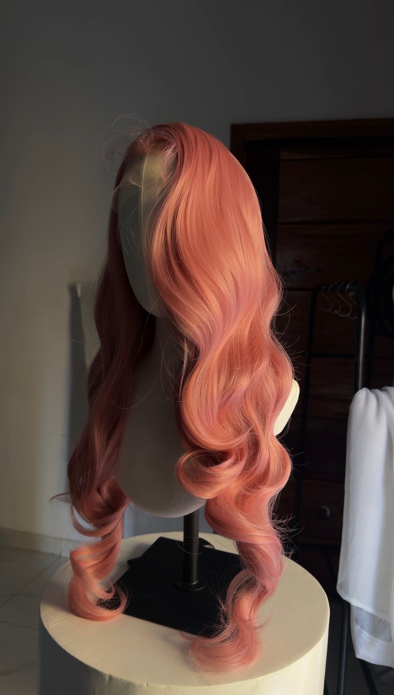 Lush curls Pink with illusion HD lace