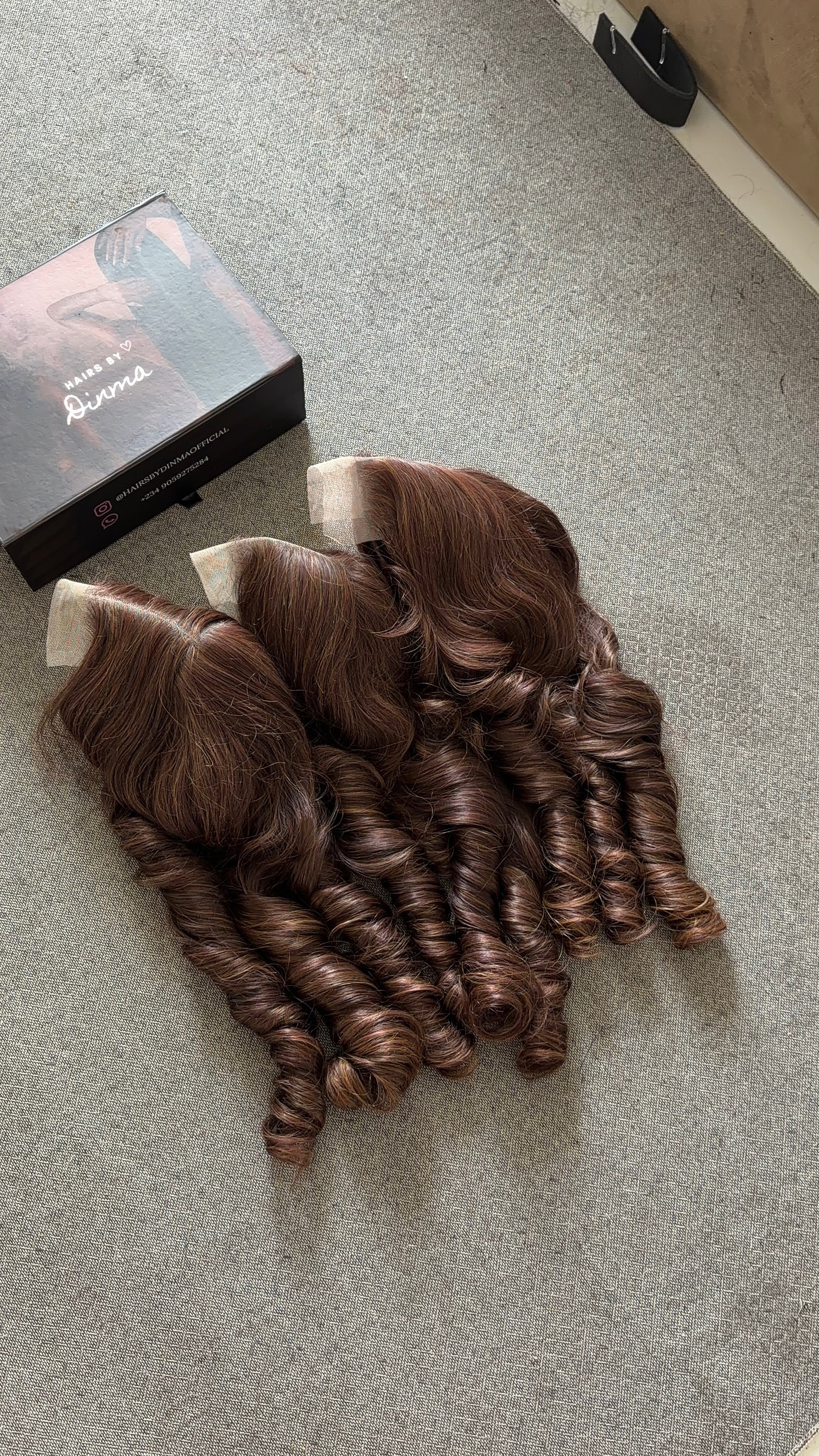 Wig Dinma Brown Highlights