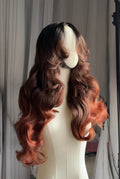 Wig Rosy with Illusion HD lace - Auburn