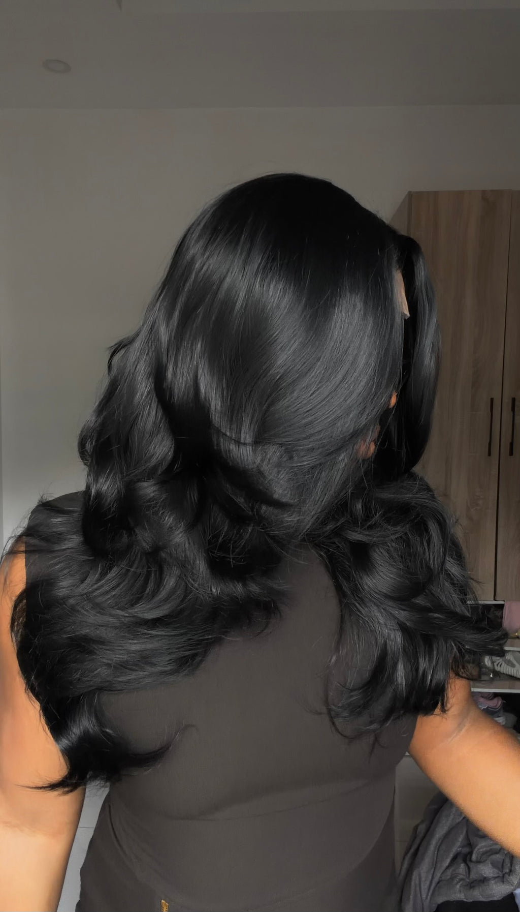 Feather Layers Black with Illusion HD lace