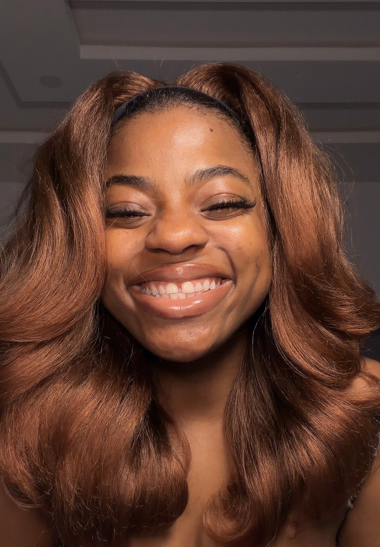 Yaki Flip Band Wig - Brown