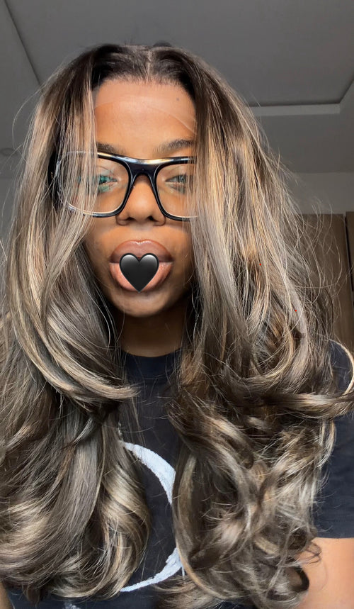 Expensive Taste Ash Highlights with Illusion HD lace