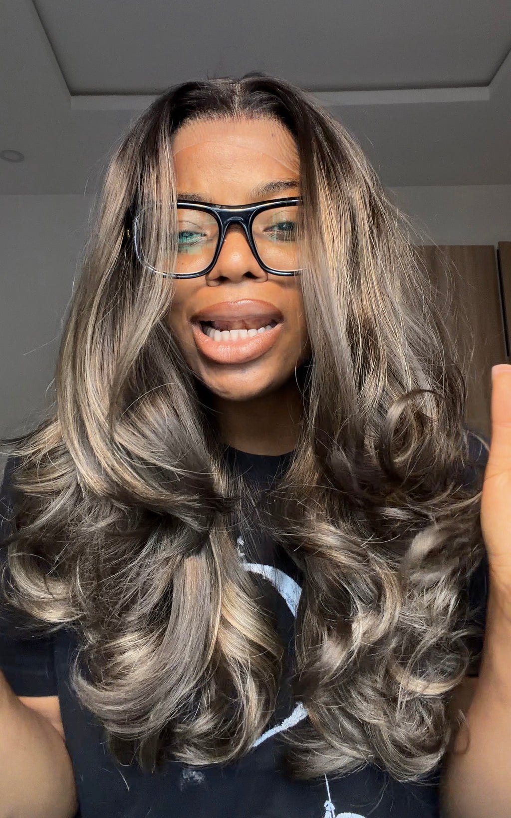 Expensive Taste Ash Highlights with Illusion HD lace