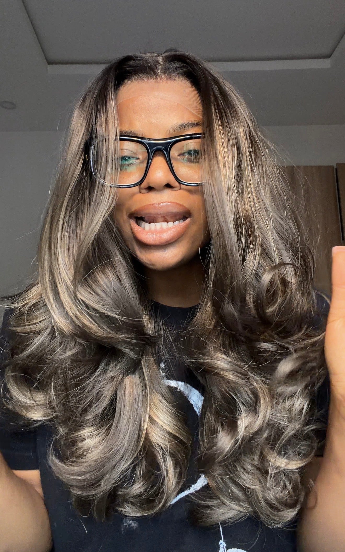 Expensive Taste Ash Highlights with Illusion HD lace