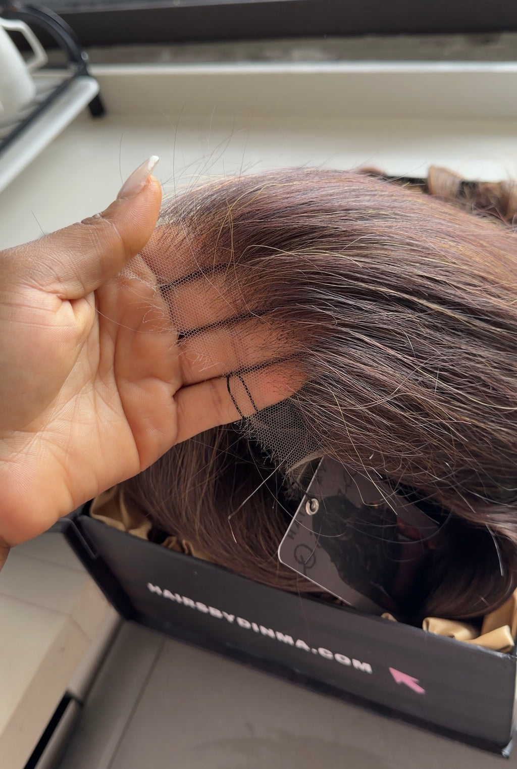 Preplucked HD LACE Brown Bounce Frontal Wig