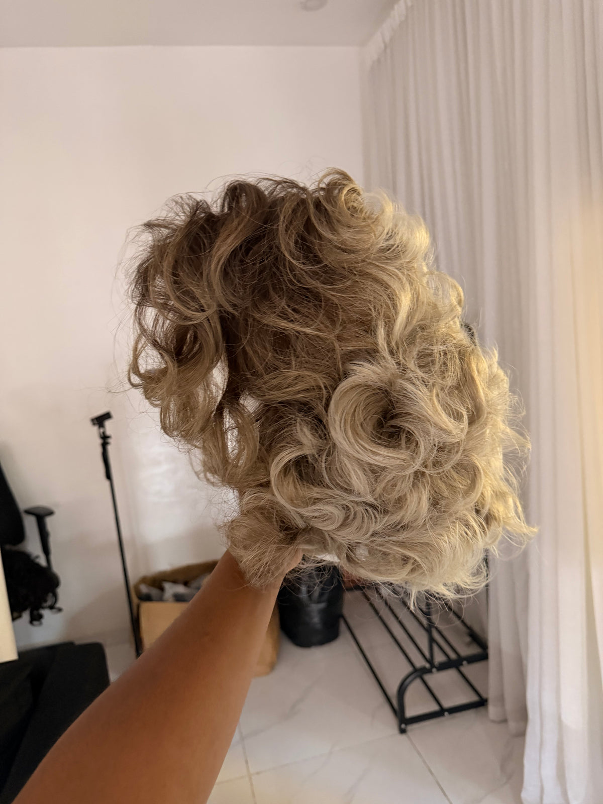 Extra Full Old School Frontal wig - Light Blonde