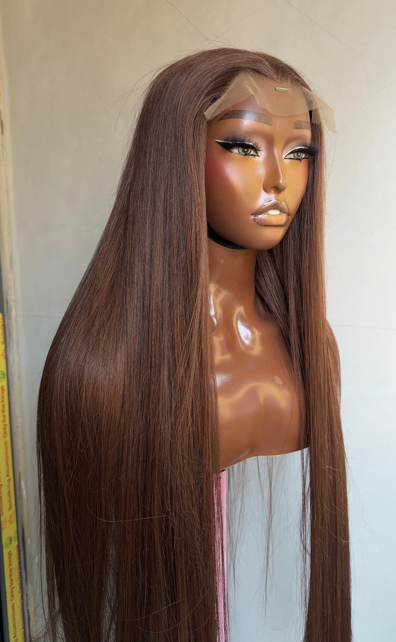 Silky straight Caramel brown BussDown