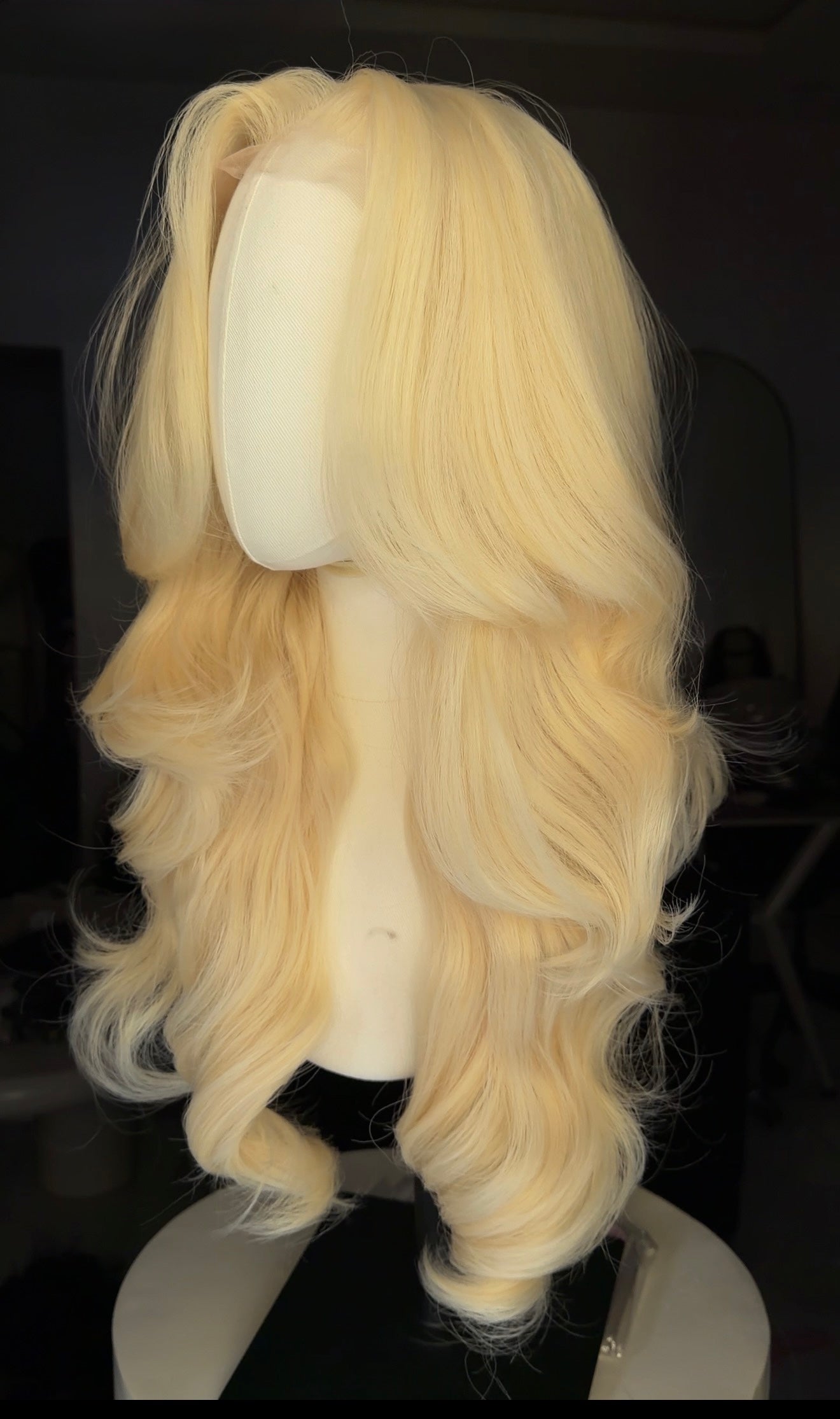 Vanity with illusion HD lace