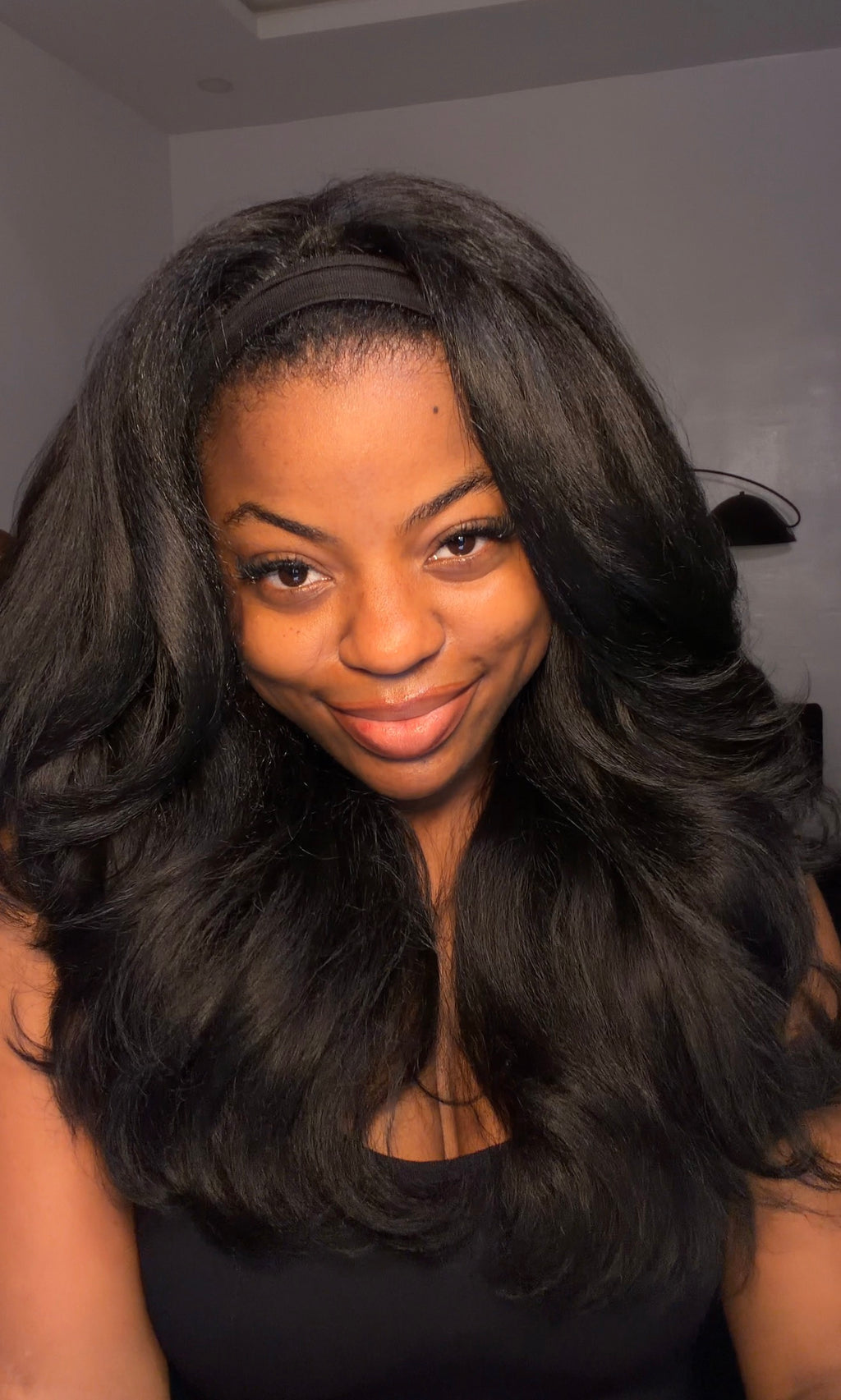 4 in 1 Yaki flip Half Band wig with 2 free Bands