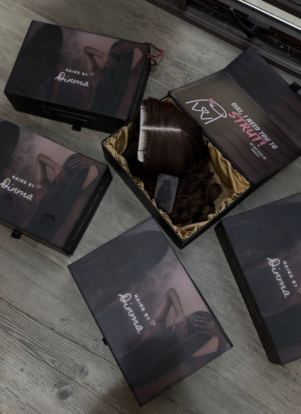 Branded Gift Box + Hair Tag