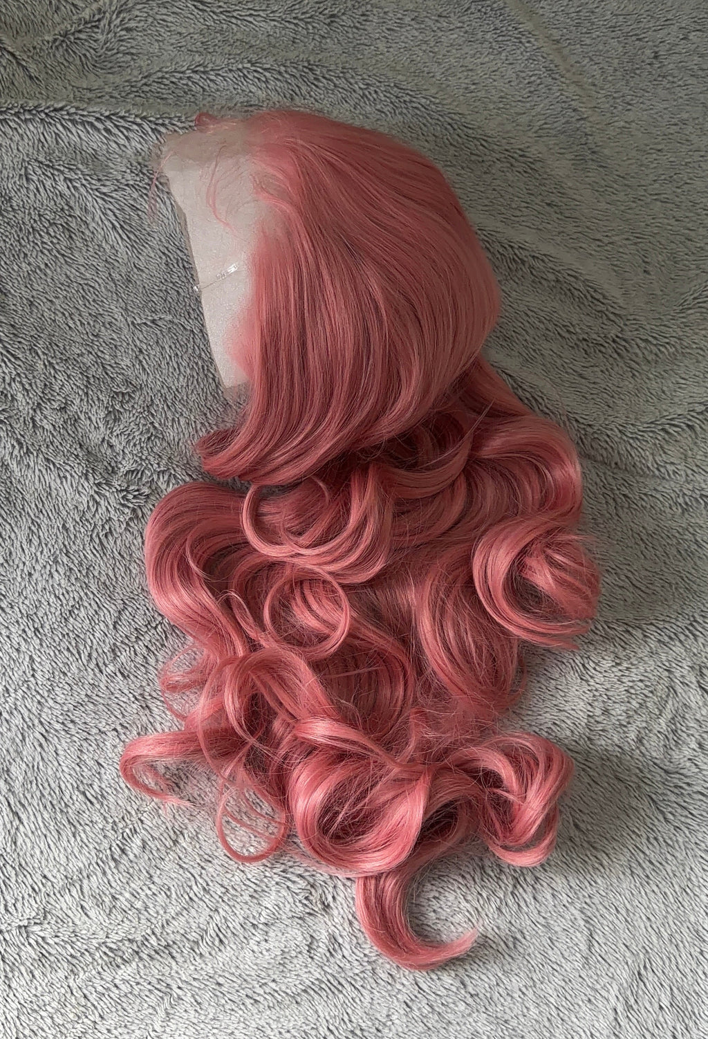 Lush curls Pink with illusion HD lace