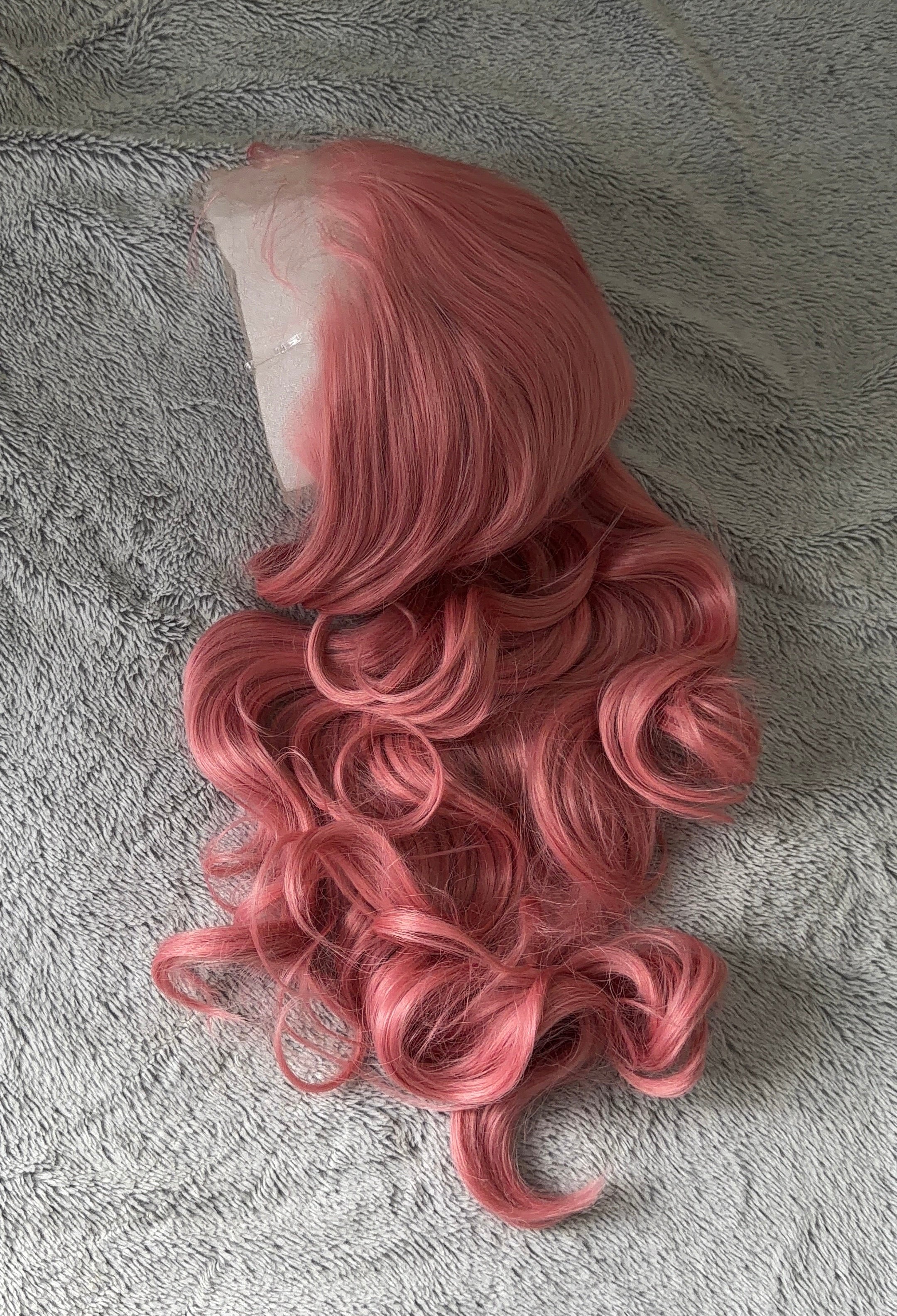 Lush curls Pink with illusion HD lace