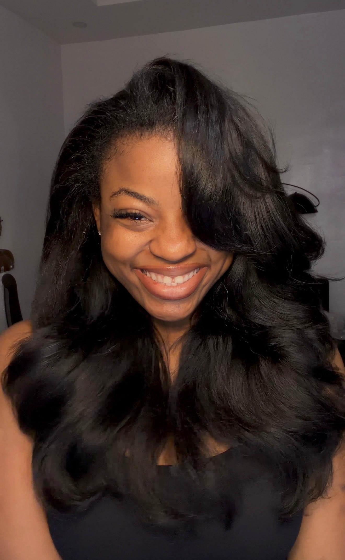 4 in 1 Yaki flip Half Band wig with 2 free Bands