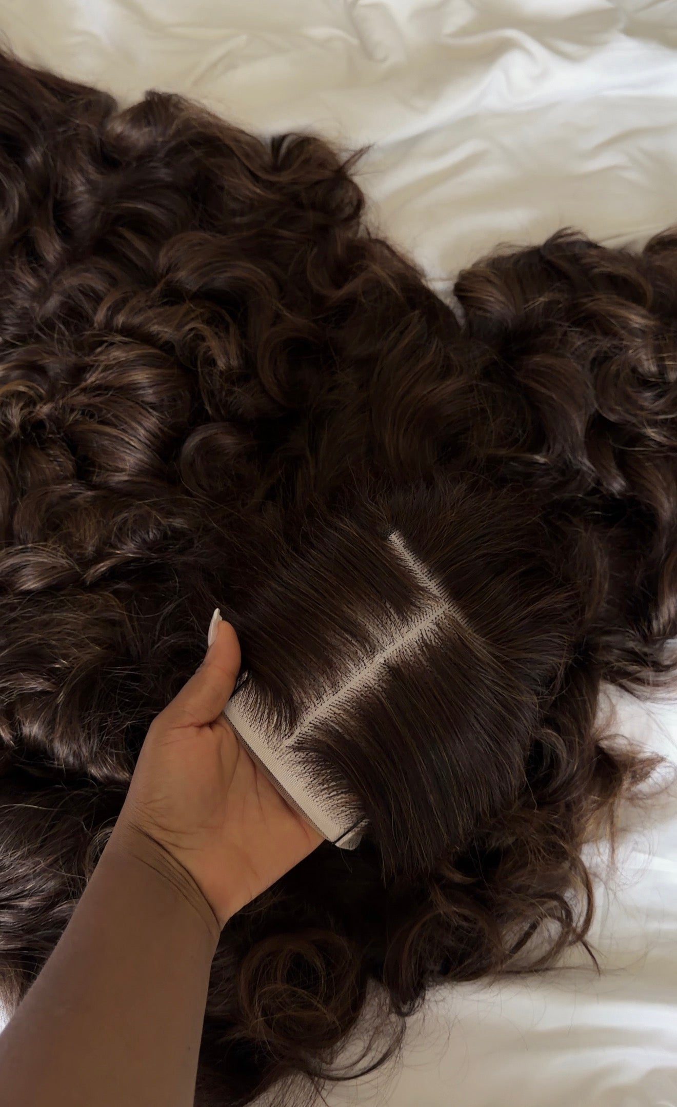 Wig Dinma Brown Highlights