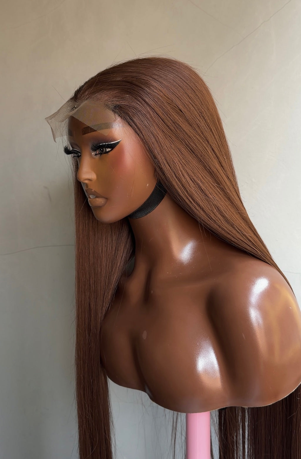 Silky straight Caramel brown BussDown