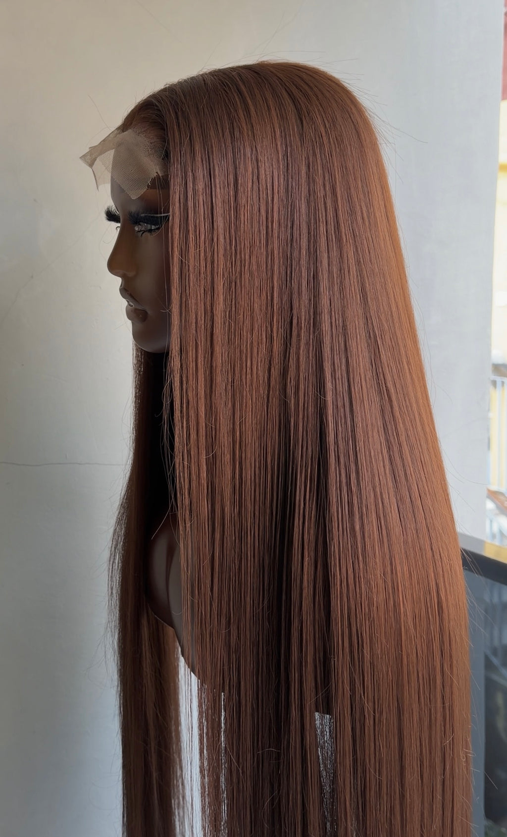 Silky straight Caramel brown BussDown