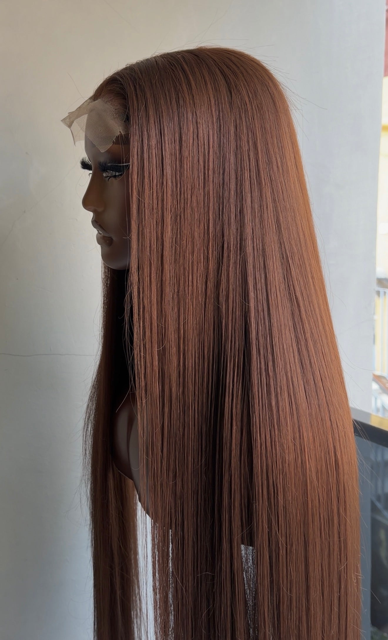 Silky straight Caramel brown BussDown